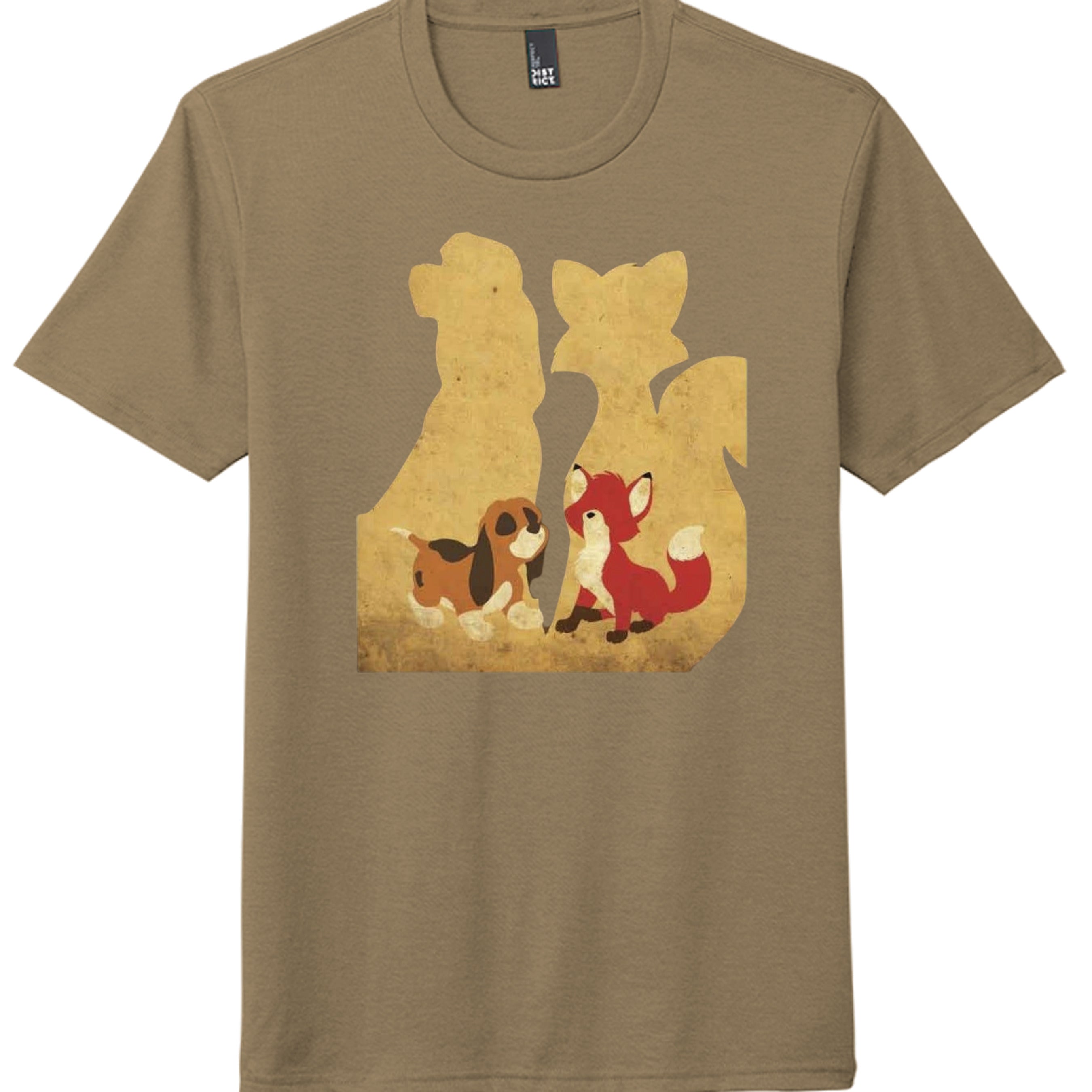 Coyote Brown Heather - DM130 - FRONT