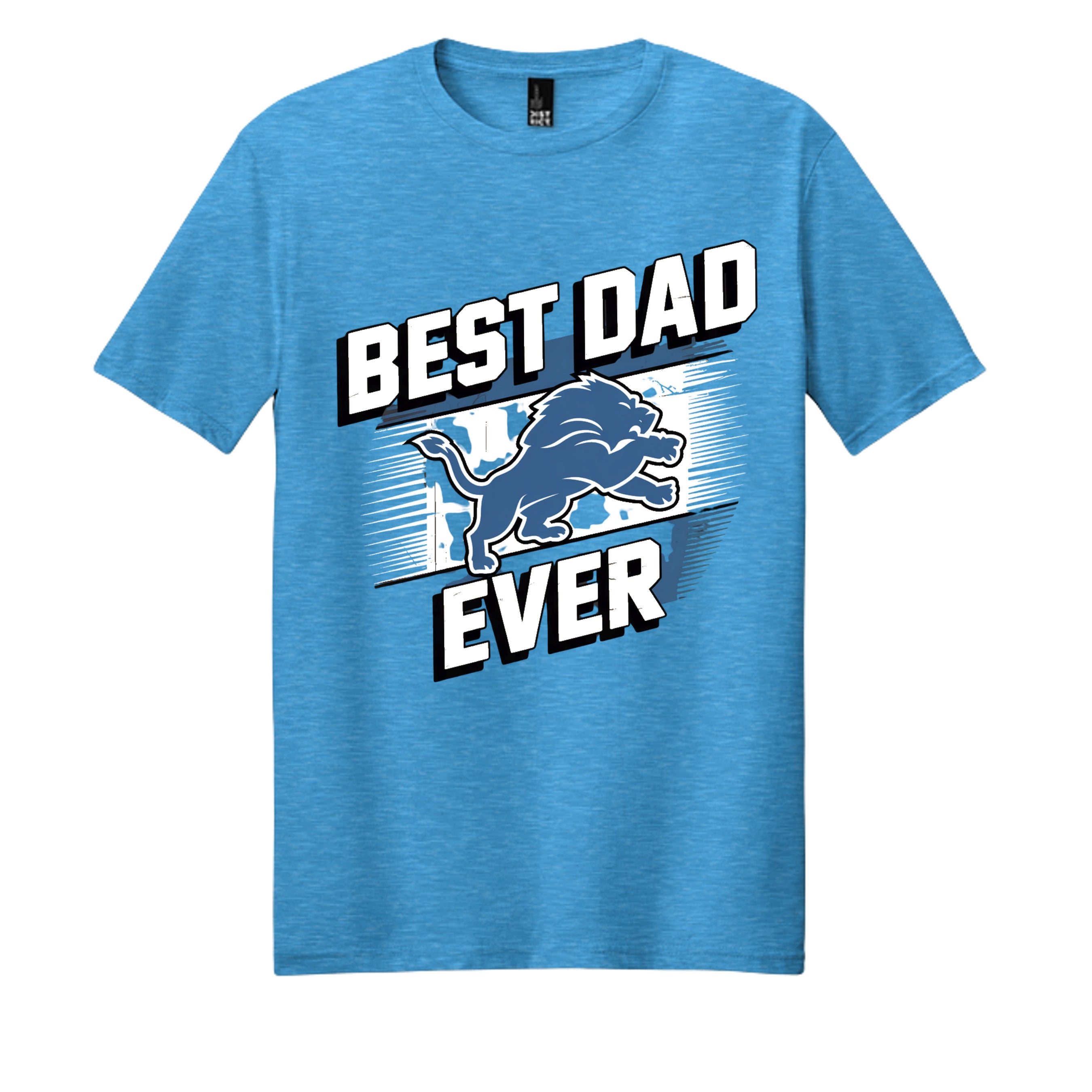 Heathered Bright Turquoise - DM108 - FRONT